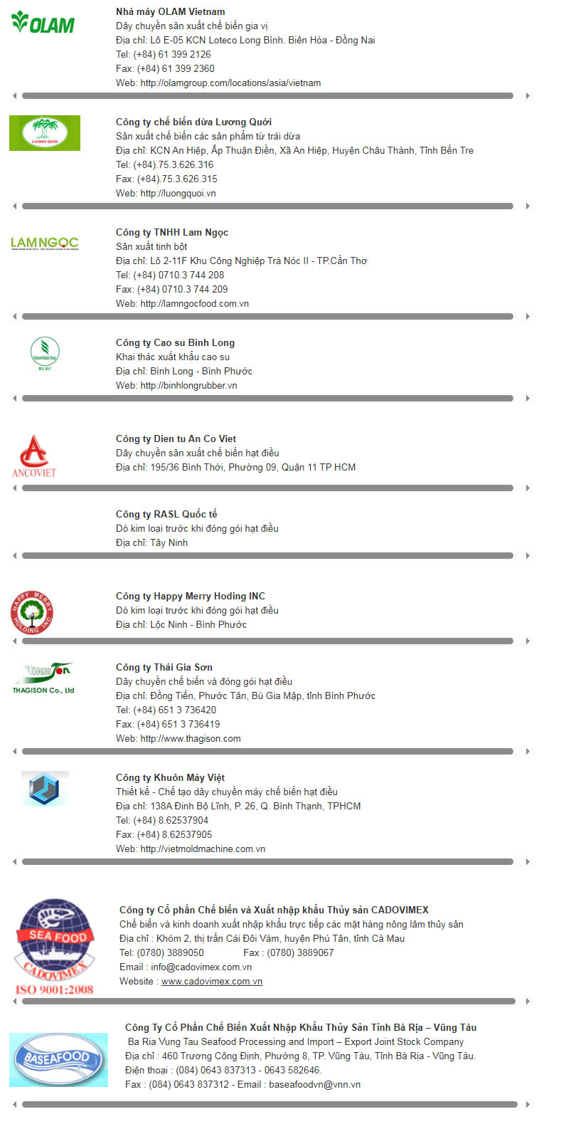 danh sách khách hàng Mesutronic Vietnam